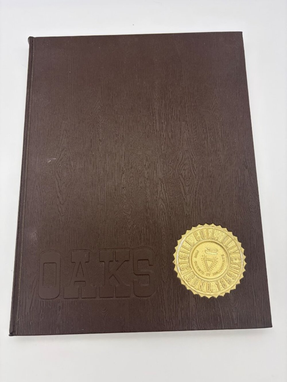 1968 Olivet College Oaks Yearbook Michigan Vintage Hardcover Campus Life History